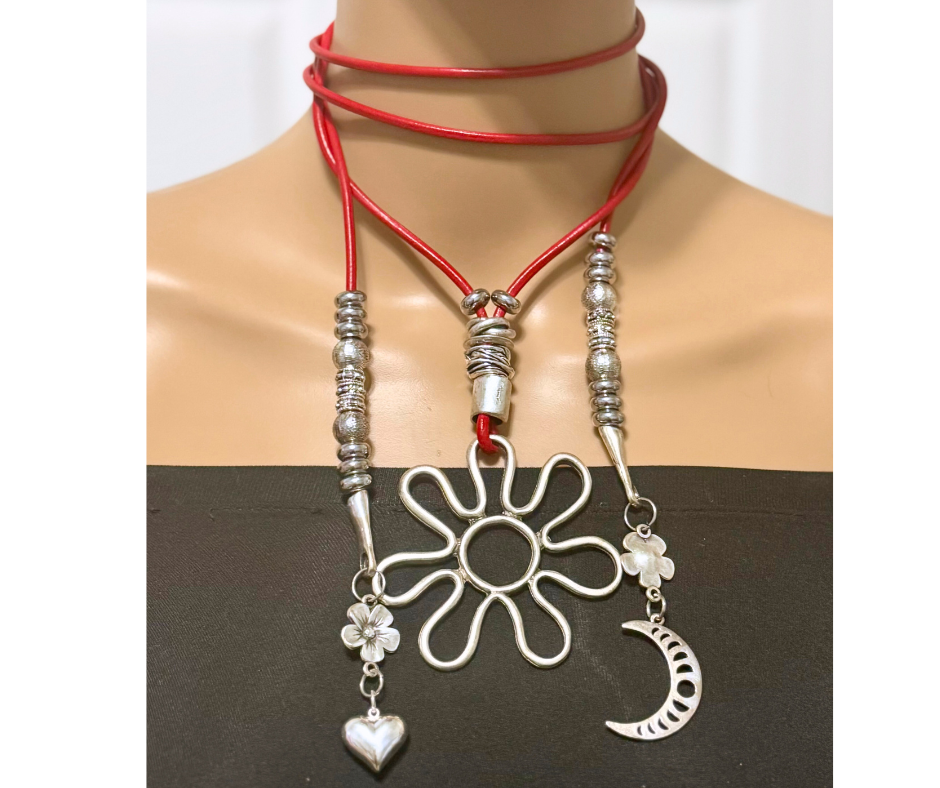 Collar Flor bohemia
