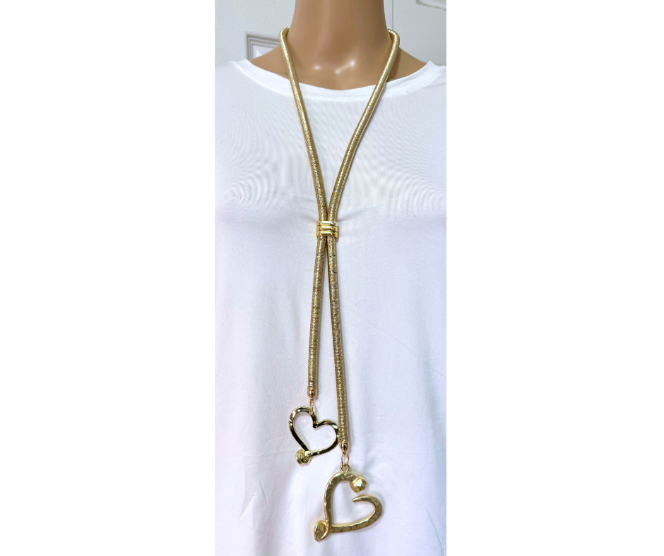 Collar Doble corazón