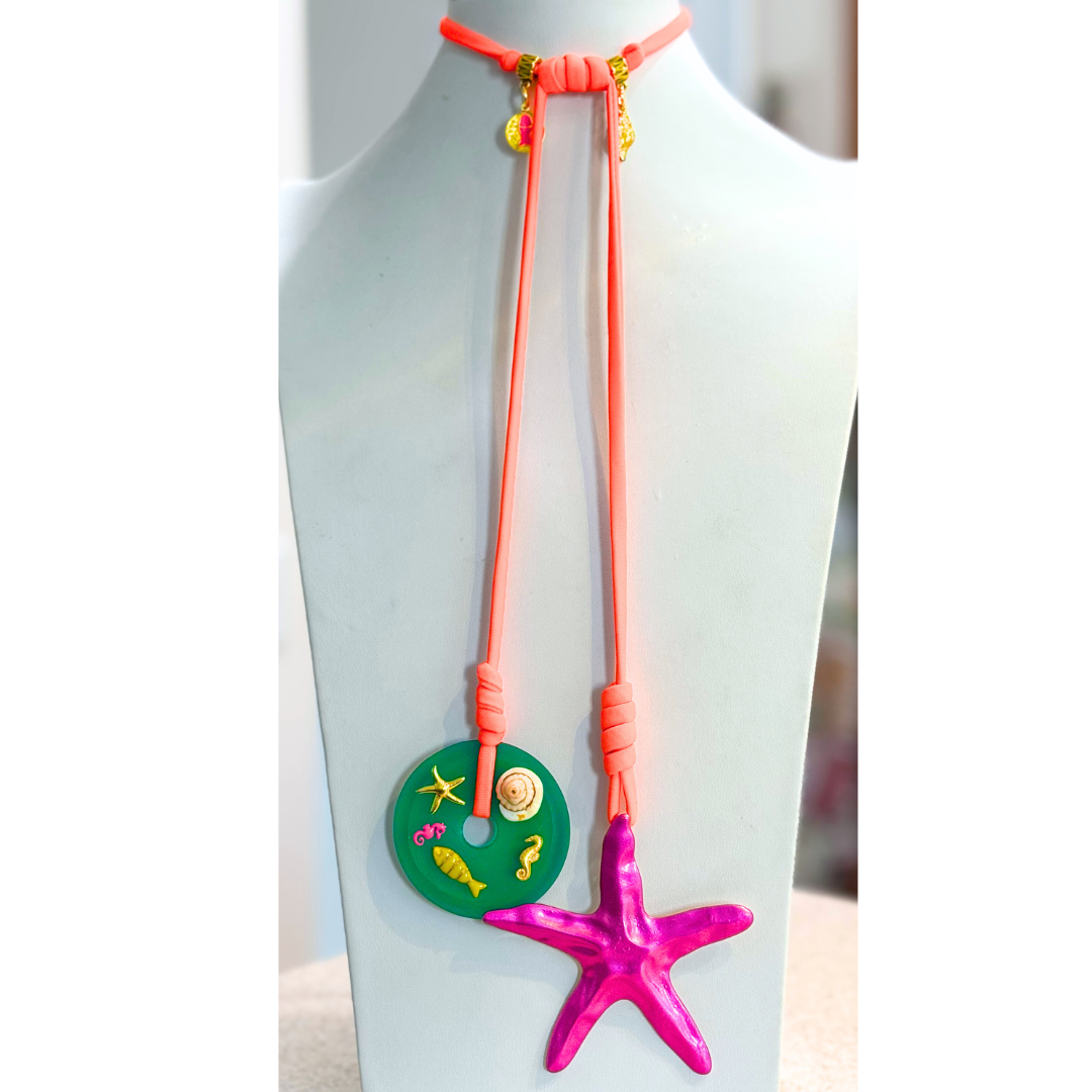 Collar Estrella y círculo