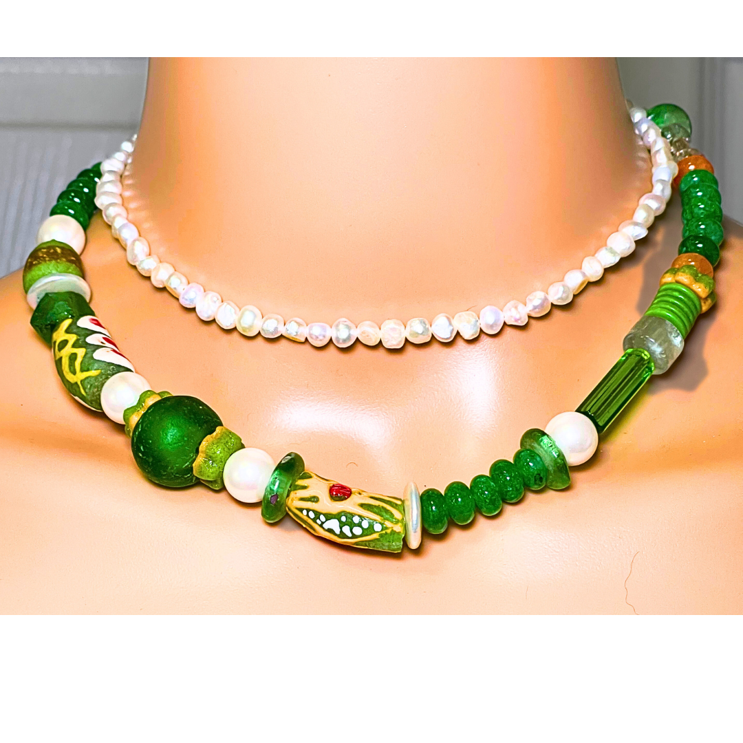 Collar Verde bello