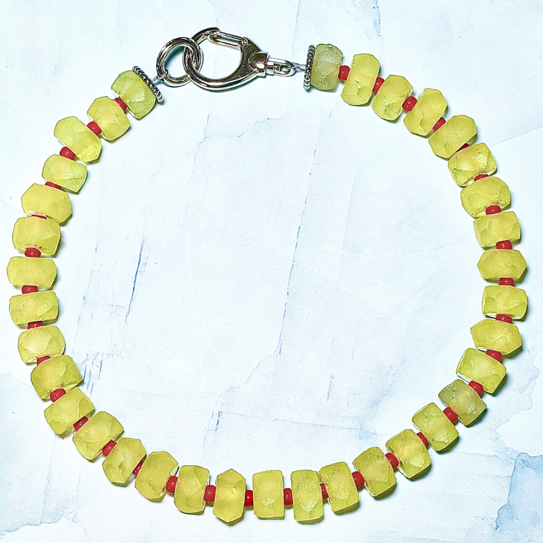 Collar Hielo amarillo