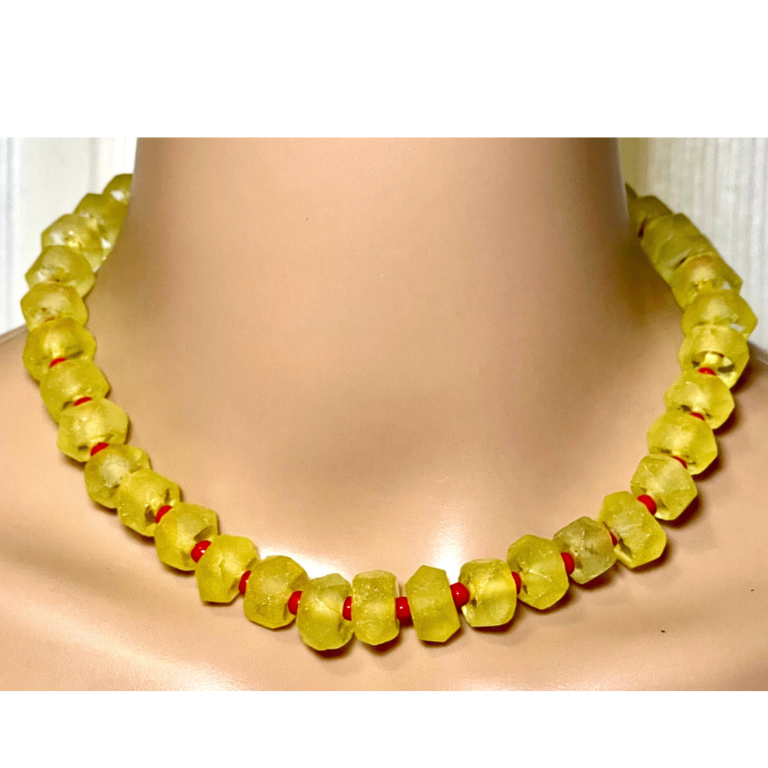 Collar Hielo amarillo