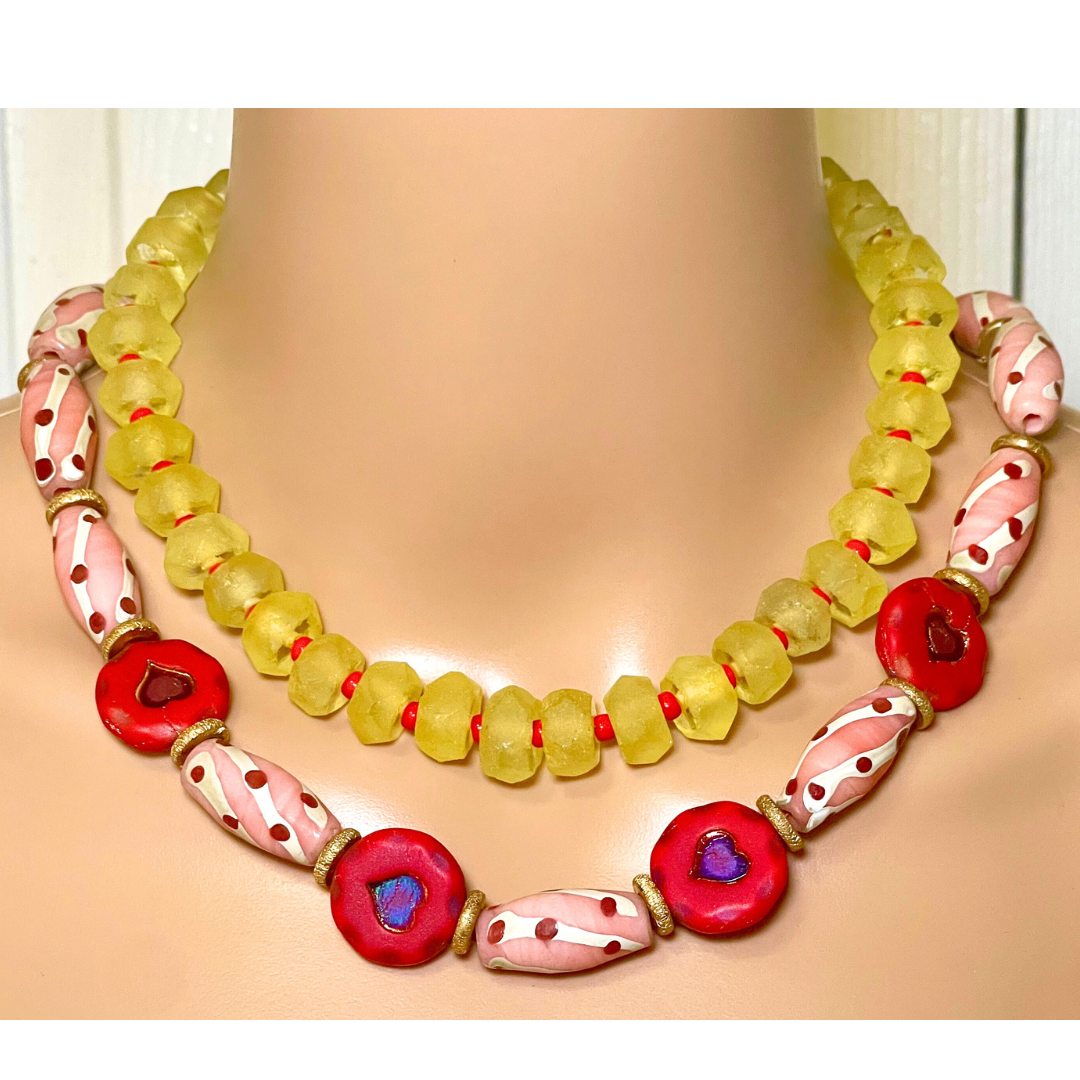 Collar Hielo amarillo