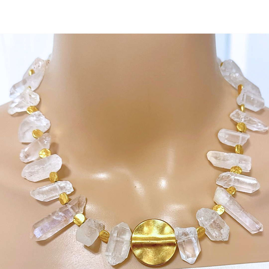 Choker Cristales y dorado