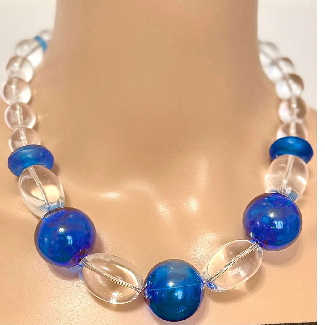 Collar Cristales soplados
