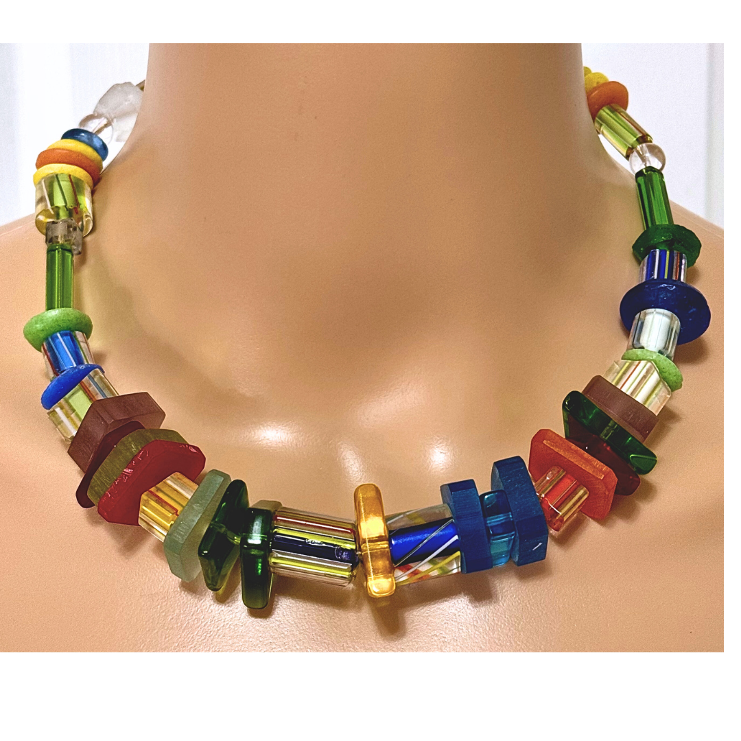 Collar Cristales en colores