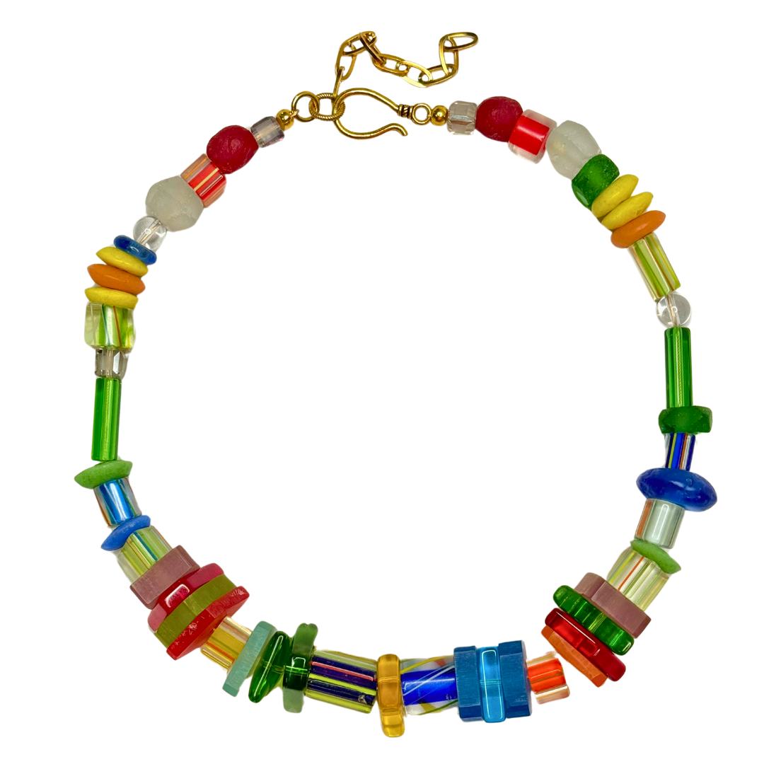 Collar Cristales en colores