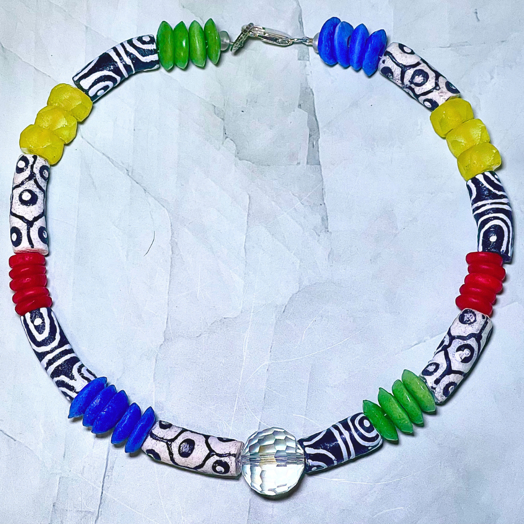 Collar Raíces coloridas
