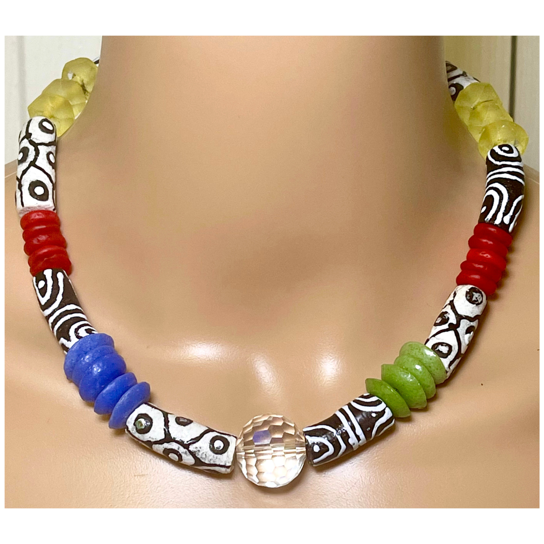 Collar Raíces coloridas