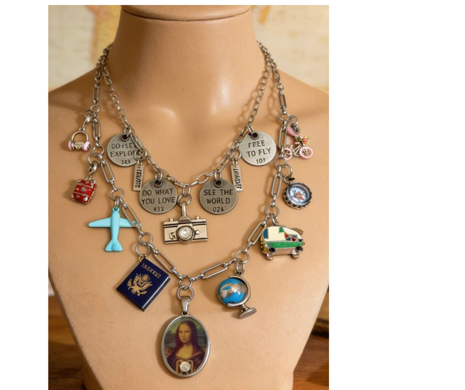 Collar Identidad: viajera