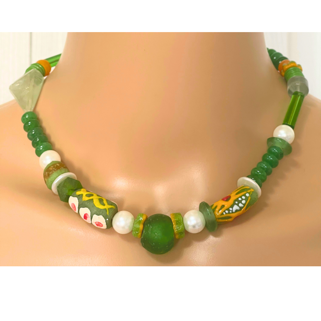 Collar Verde bello