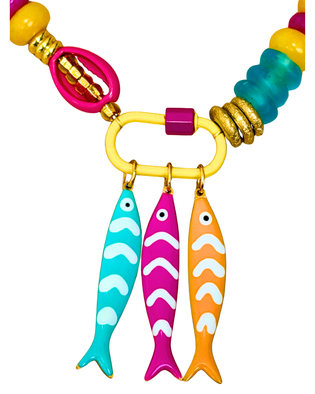 Collar Pececito Tropical Set