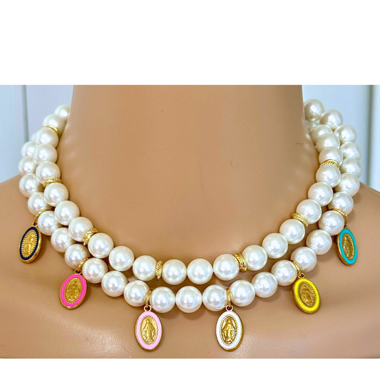 Collar Perlas santas