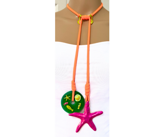 Collar Estrella y círculo