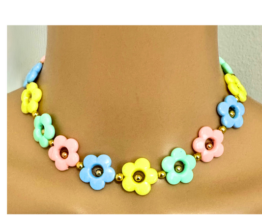 Collar Flores delicadas