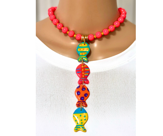 Collar Peces brillantes