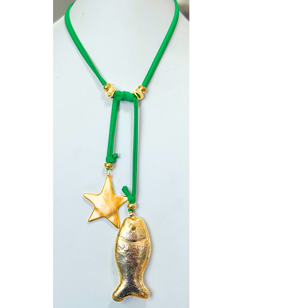 Collar Pez y estrella