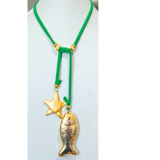 Collar Pez y estrella