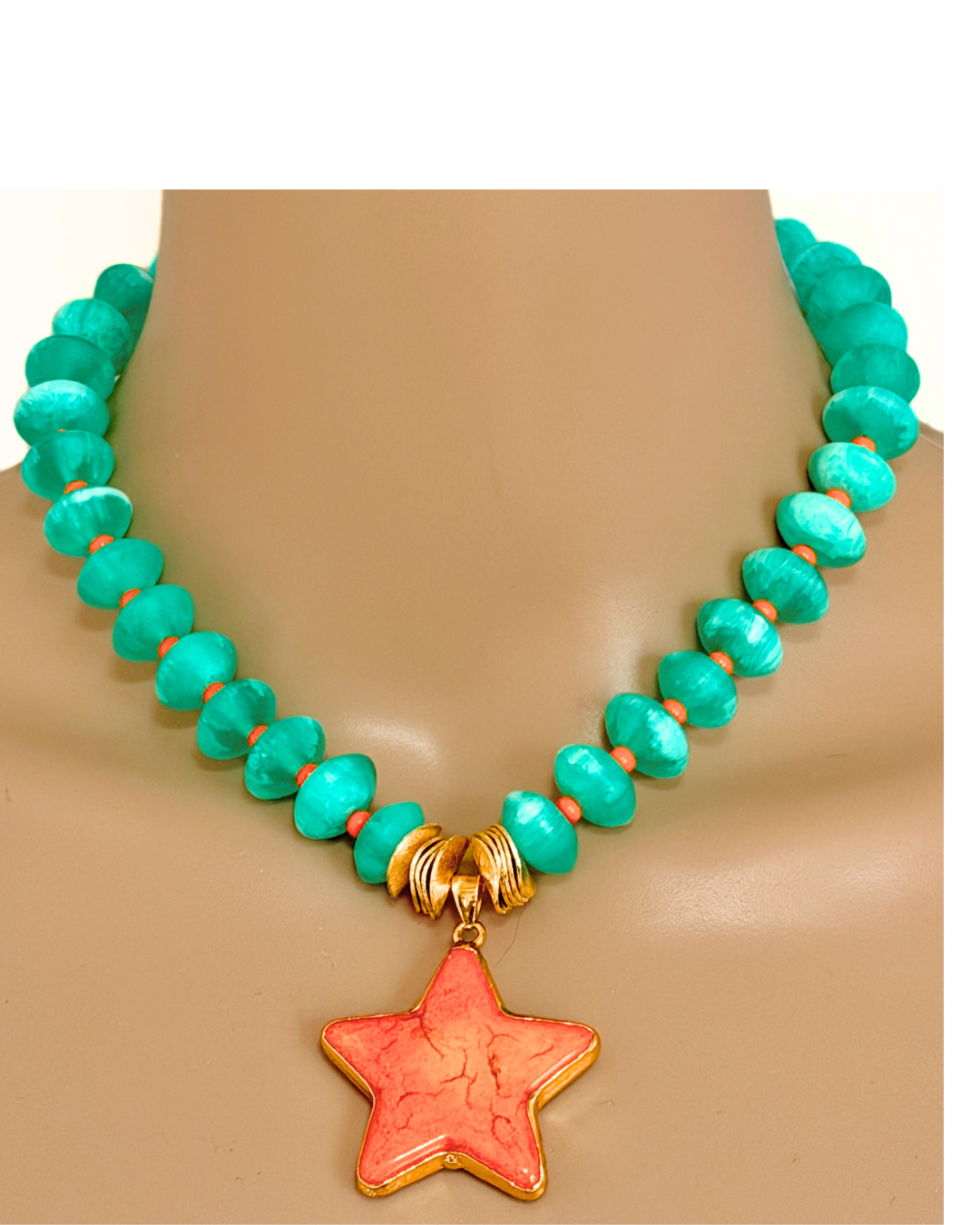 Collar Estrella Coral