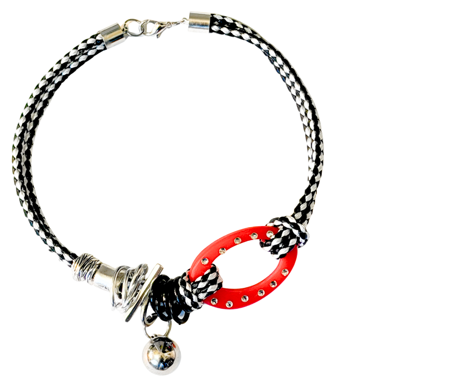 Collar Rojo audaz