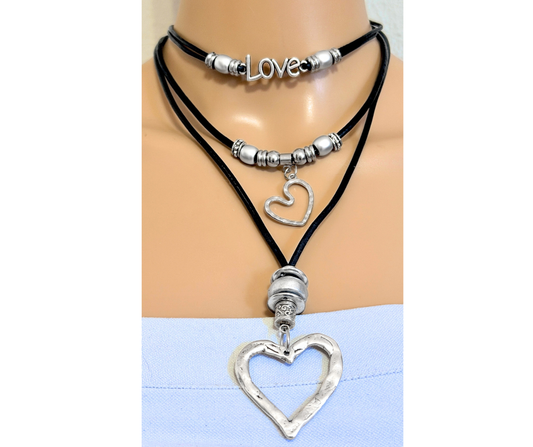 Collar Amor en capas