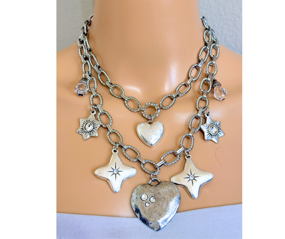 Collar Estrellas del corazón