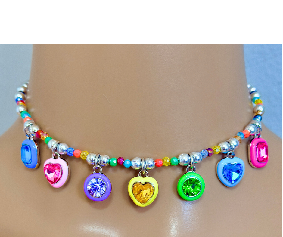 Collar Piedras de colores