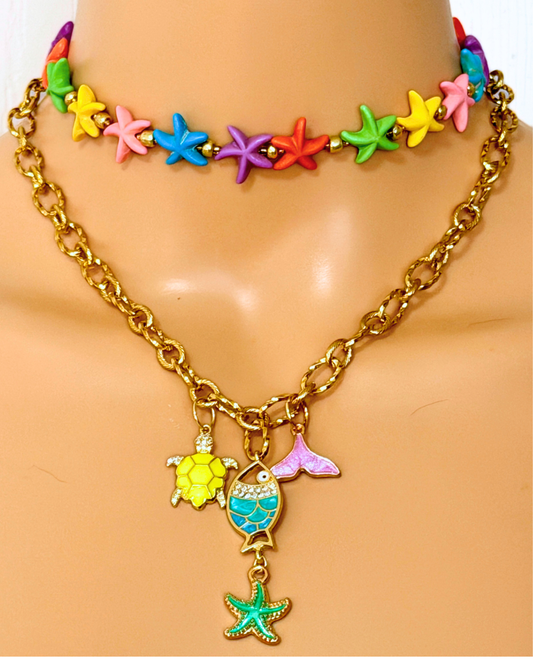 Collar Sirena Tropical Set