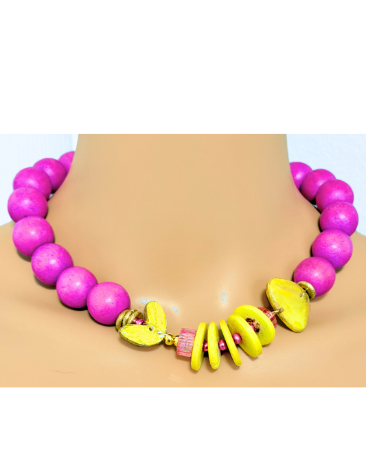 Collar Pez Limón Tropical