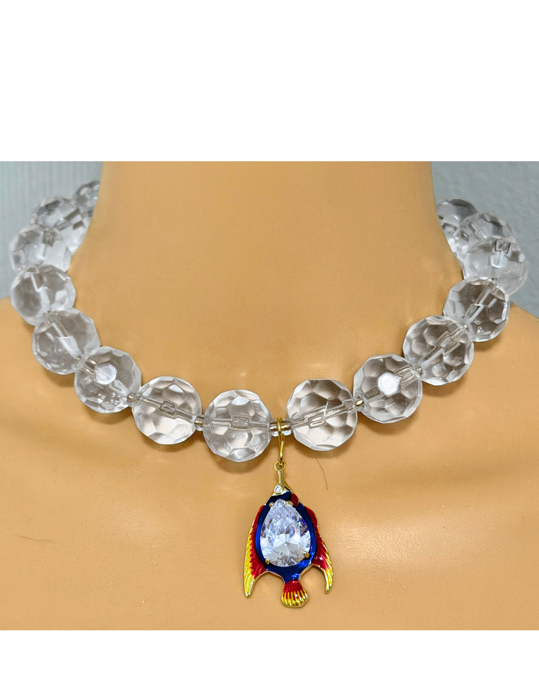 Collar Pez Arcoíris de Cristal